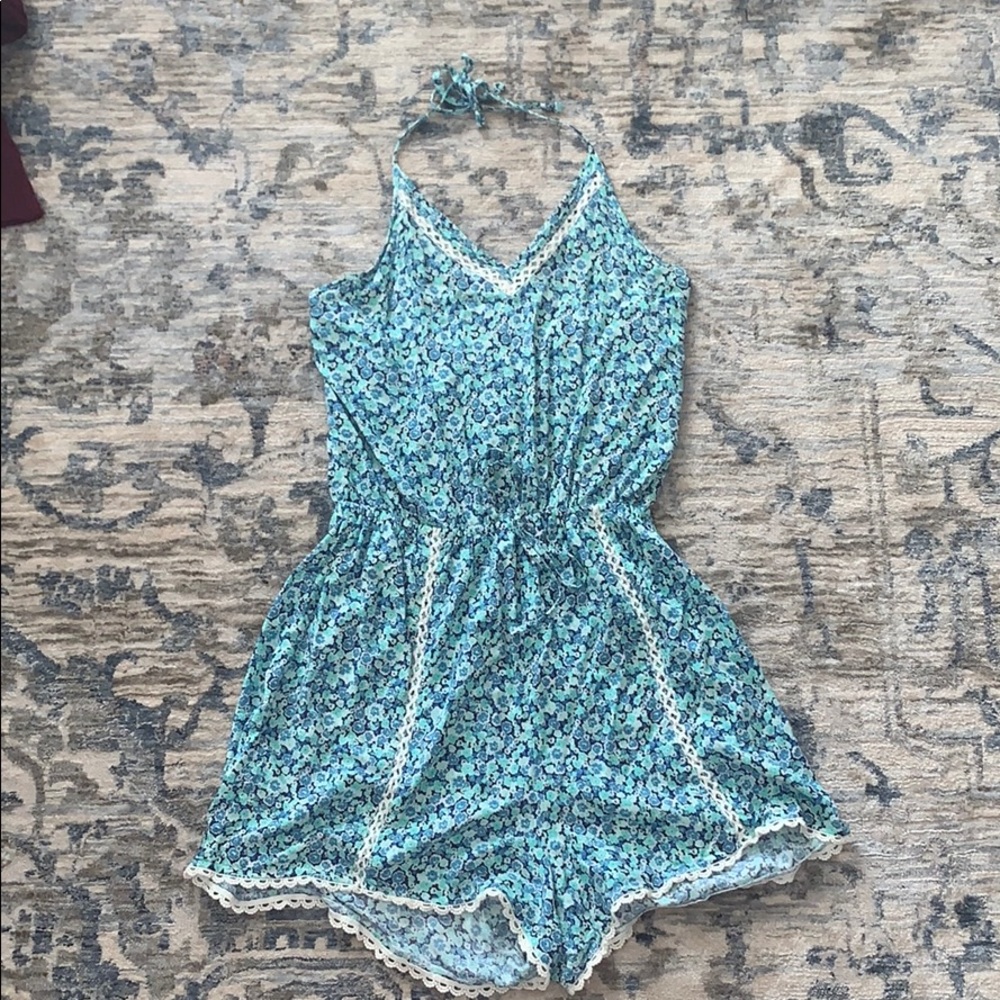 Floral Hollister Romper